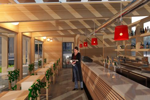 interno del bar