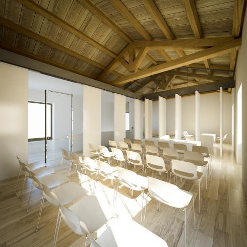 la sala conferenze