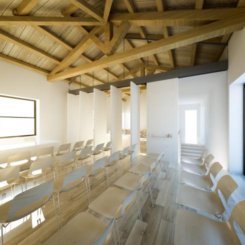 la sala conferenze