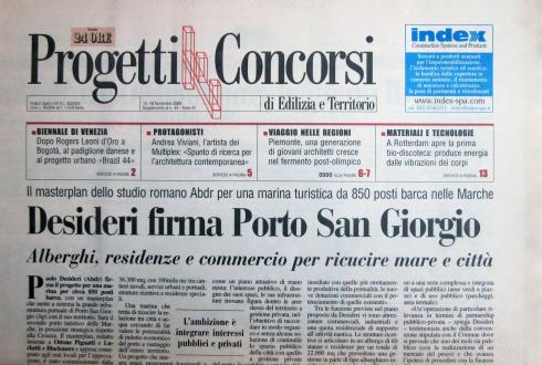 Il sole 24 Ore, Progetti e Concorsi, 13 18 novembre 2006